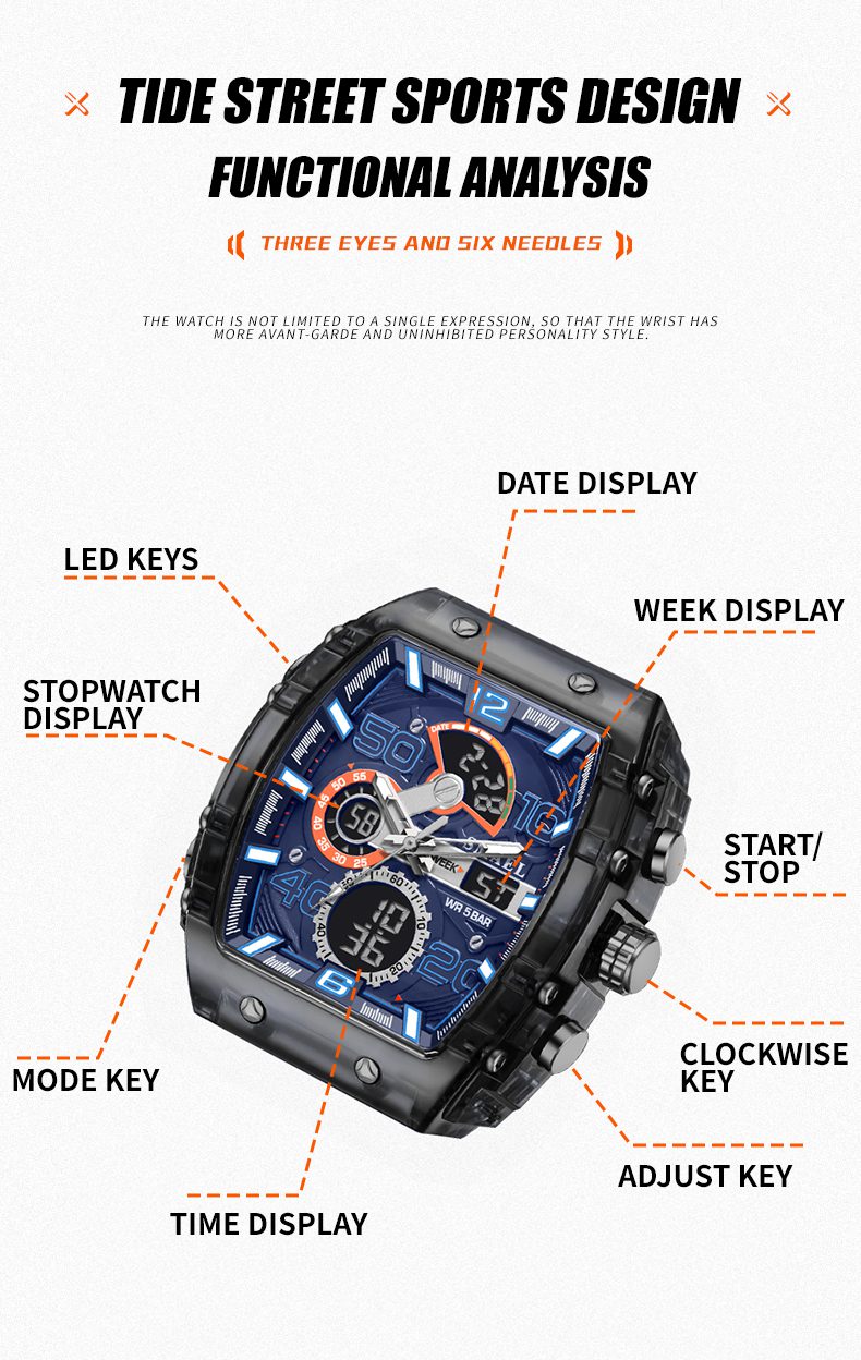 SMAEL 8109 Watch Features