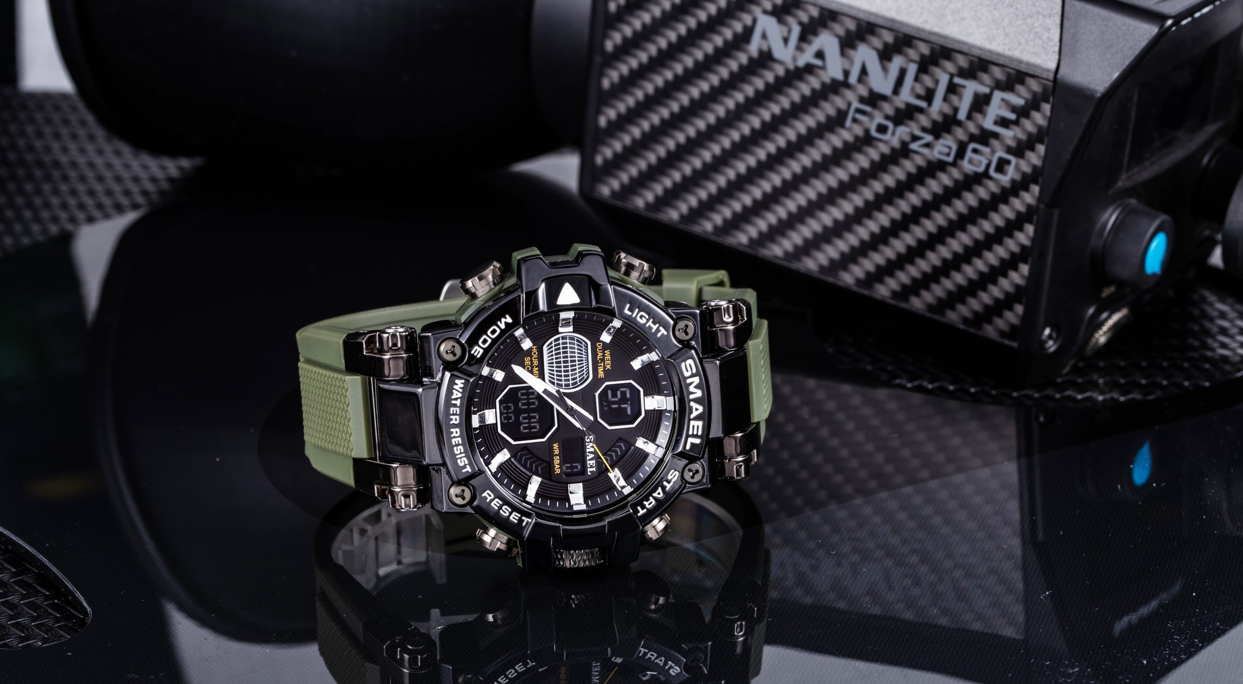 Analog digital watch