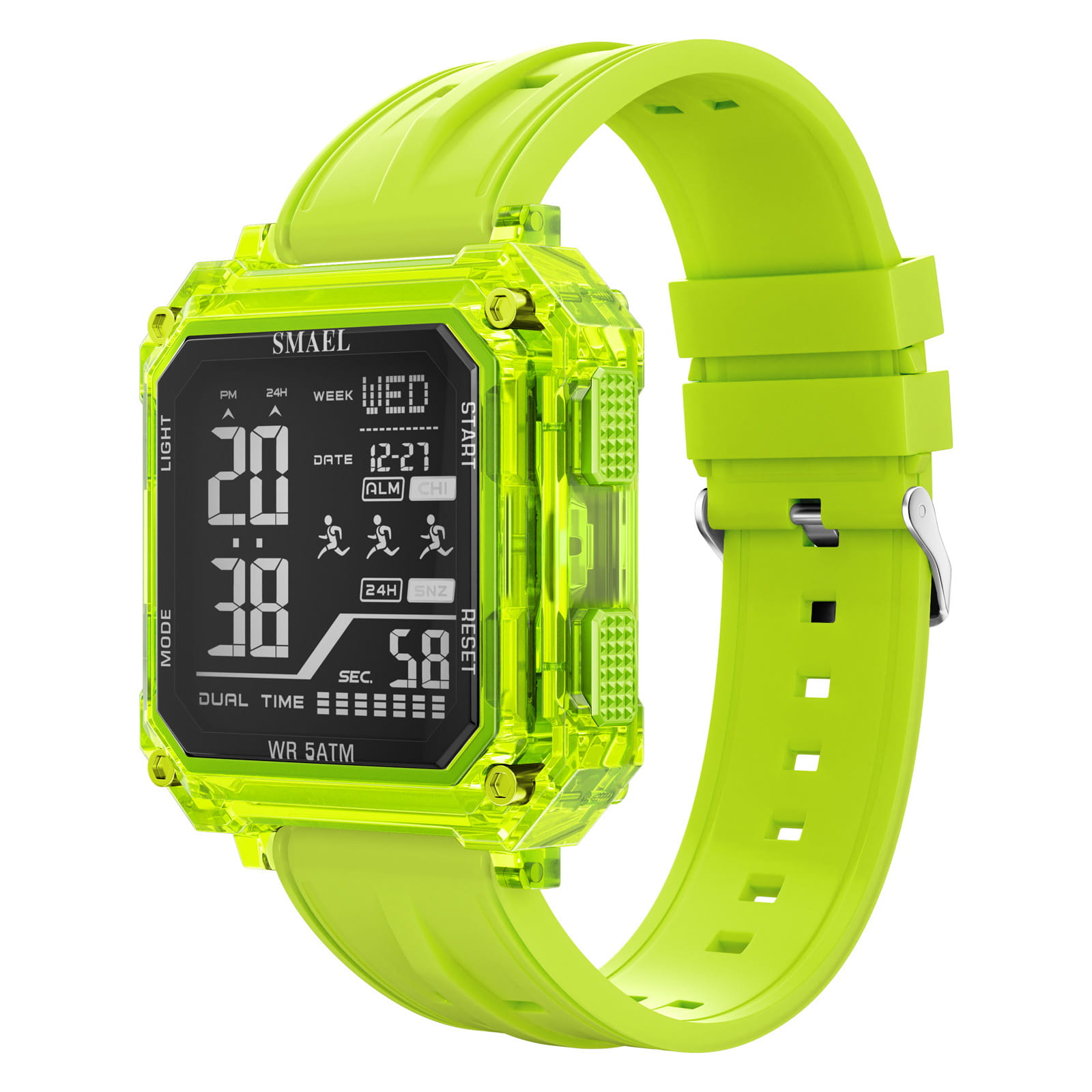 SMAEL 8129 Watch Fluorescent Green
