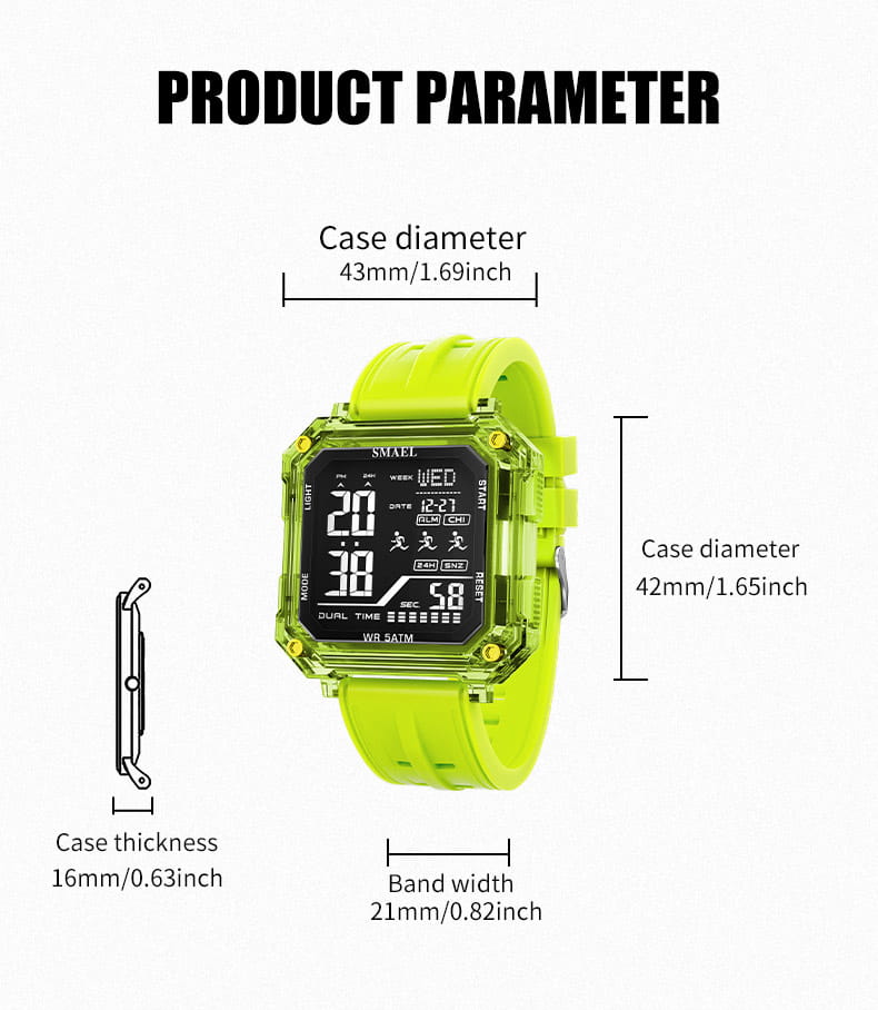 SMAEL 8129 Multi-Function Sports Watch